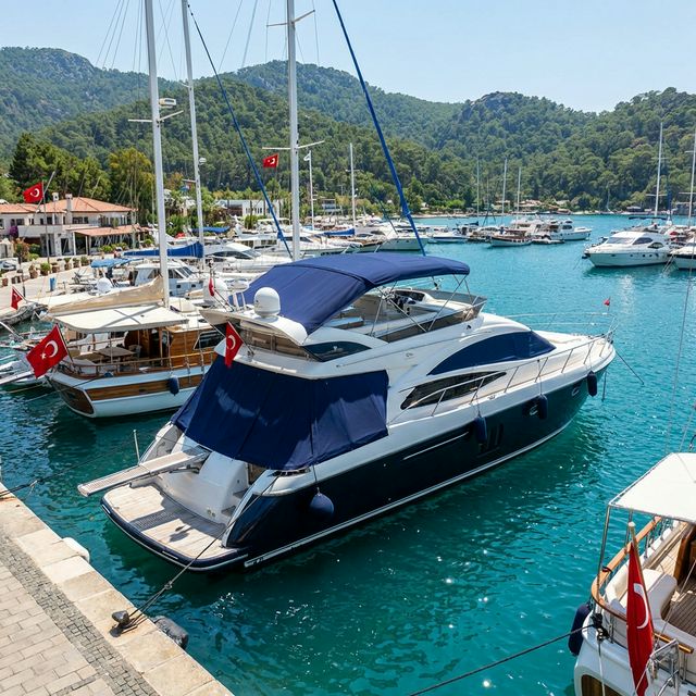 Göcek ve Fethiye Marinalarında Tekne Gölgelendirme Sistemleri